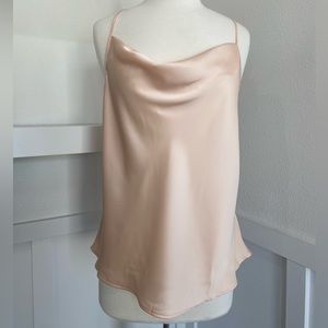 Cowl Neck “Silk” Tank Top